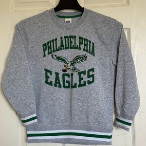 NFL Unisex Gray and Green  Philadelphia Eagle sweatshirt size 10-12